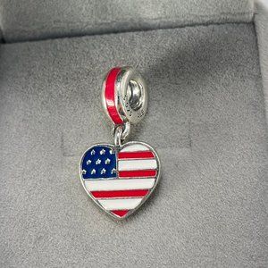 Pandora Usa Flag Pendant